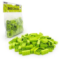 Original LEGO Basic Bricks | 100 PCS 2x4 Stein (3001) Lime