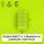 Original LEGO Basic Bricks | 100 PCS 2x4 Stein (3001) Lime