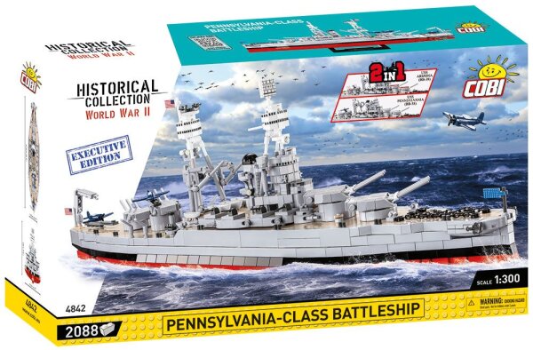 Klocki Pennsylvania - Class Battleship (2in1) - Executive Edition