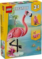 Wilde Tiere: Rosa Flamingo