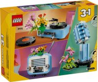Plattenspieler mit Blumen