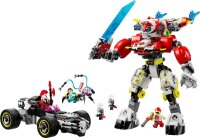 Coopers Tiger-Mech und Zeros Hot Rod Auto