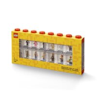 LEGO® Vitrine für 16 Minifiguren | Rot