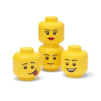 LEGO Storage Head Mini | 4er Set