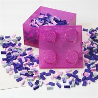Stein-Aufbewahrungsbox | Transparent Violet