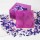 Stein-Aufbewahrungsbox | Transparent Violet