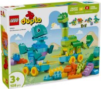 Dinos auf Rädern 3-in-1-Set