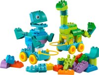 Dinos auf Rädern 3-in-1-Set