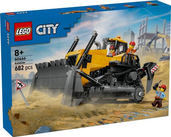 Gelber Bulldozer