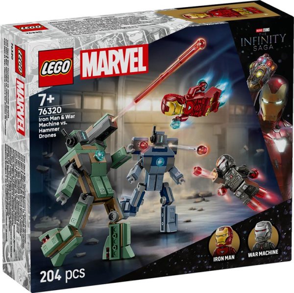 Iron Man & War Machine vs. Hammer-Drohnen