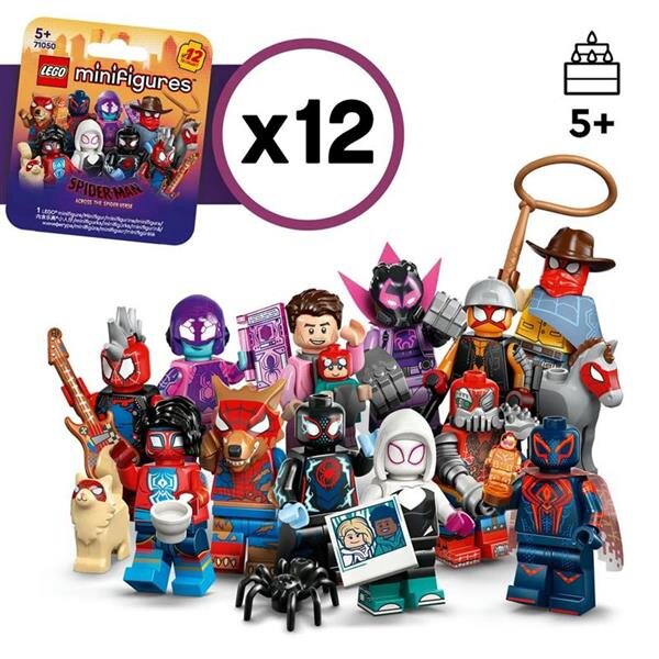 71050 Komplette Serie Spider-Man: Across the Spider-Verse mit 12 Minifiguren