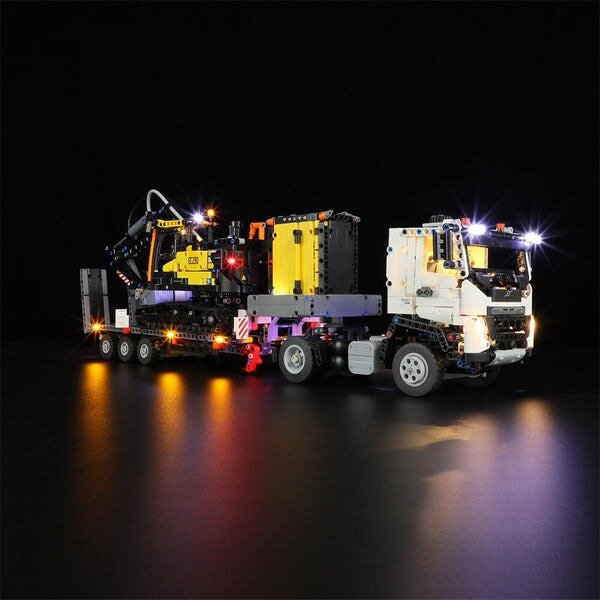 Beleuchtungsset für: 42175 Volvo FMX LKW mit EC230 Electric Raupenbagger