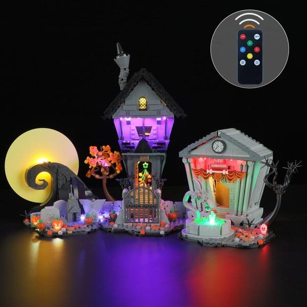 Beleuchtungsset für: 21351 Tim Burtons Disney Film Nightmare Before Christmas