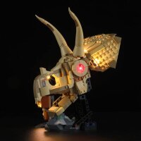 Beleuchtungsset für: 76969 Dinosaurier-Fossilien: Triceratops-Schädel