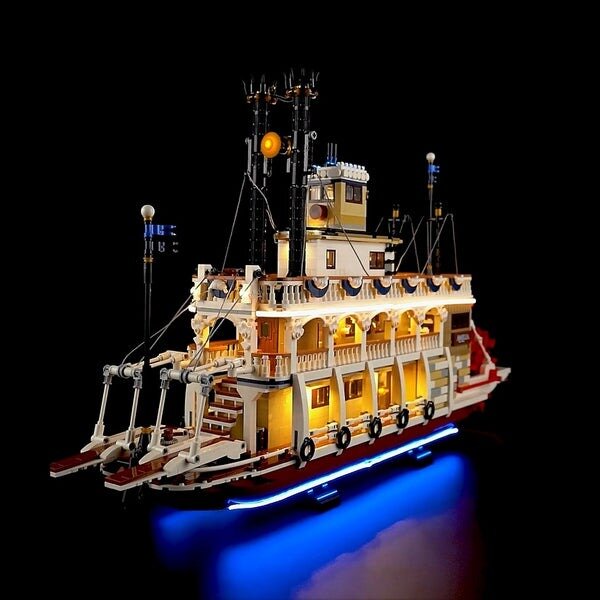 Beleuchtungsset für: 21356 Flussraddampfer