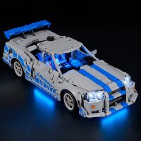 Beleuchtungsset für: 42210 2 Fast 2 Furious Nissan...