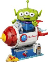Alien mit Pizza Planet Raketenfahrt