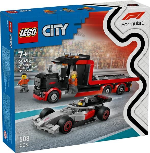 F1® Truck mit Audi F1® Rennwagen