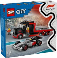 F1® Truck mit Audi F1® Rennwagen
