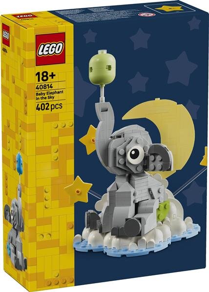 Schwebender Baby-Elefant