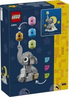 Schwebender Baby-Elefant
