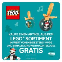 Limitierte LEGO® Weihnachtskugel 2025