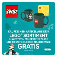 Limitierte LEGO® Weihnachtstasse 2025