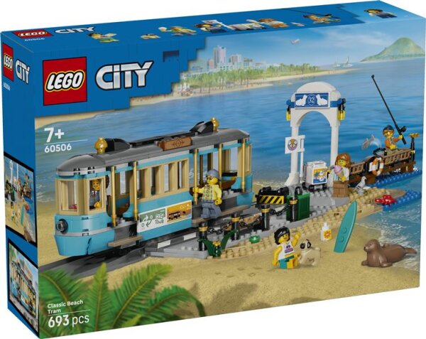 Klassische Strandstraßenbahn