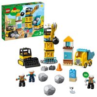Baustelle mit Abrissbirne
